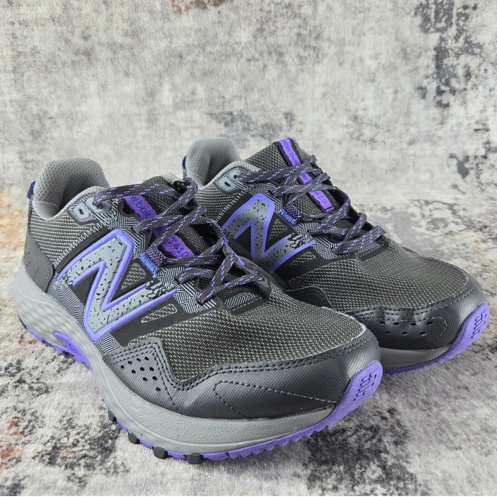 New Balance 410 V8 Trail Running Shoes Womens 9D Wide Grey WT410LG8 Trainers